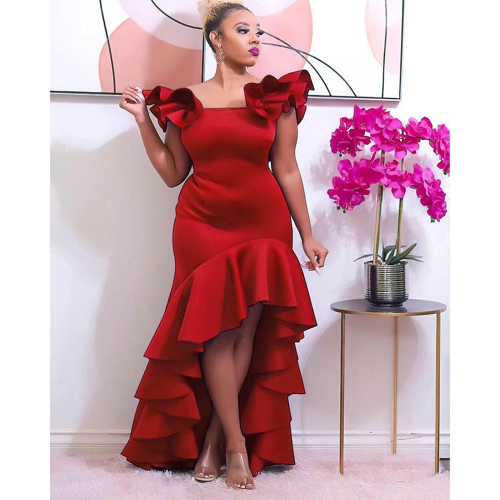Plus Size African Party Long Dresses for Women 2024 New Summer Dashiki Africa C image 0