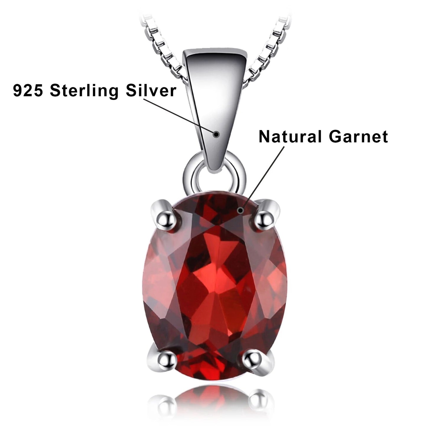 JewelryPalace Rose Gold Yellow Gold Plated Natural Amethyst Citrine Garnet Topa image 7