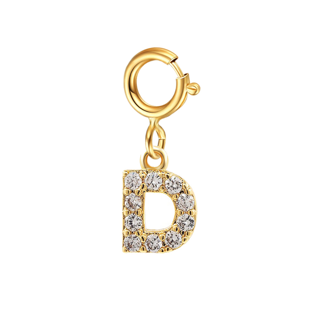 Custom Personalized diy Initial Letter Name Necklace for Women Gold color Penda image 11