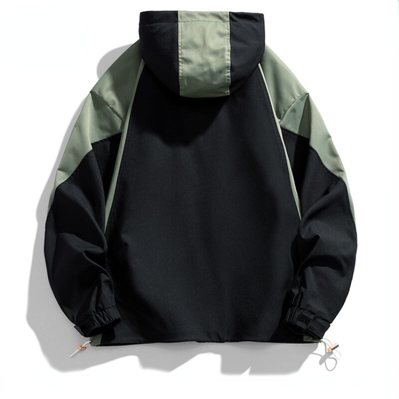 New 2024 Spring Autumn Hip Hop Streetwear Outdoor Camping Military Green Black image 3