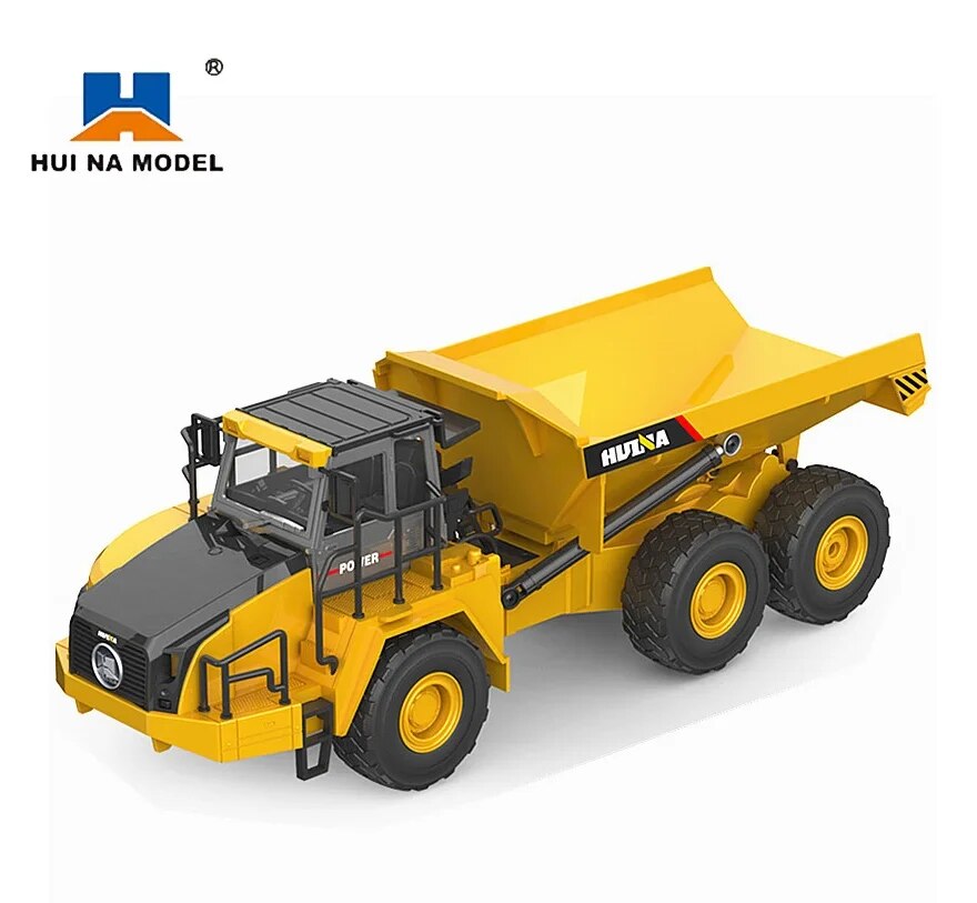1/24 Scale 9CH HUINA 1568 Radio Control Articulated Dump Truck Model For Over image 4