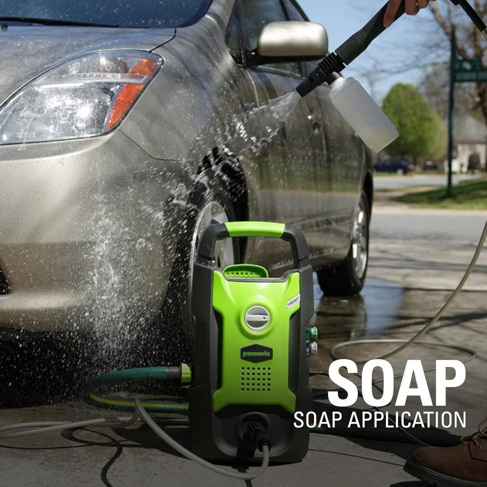 Greenworks 1600 PSI (1.2 GPM)Electric Pressure Washer(Ultra Compact / Lightweig image 4