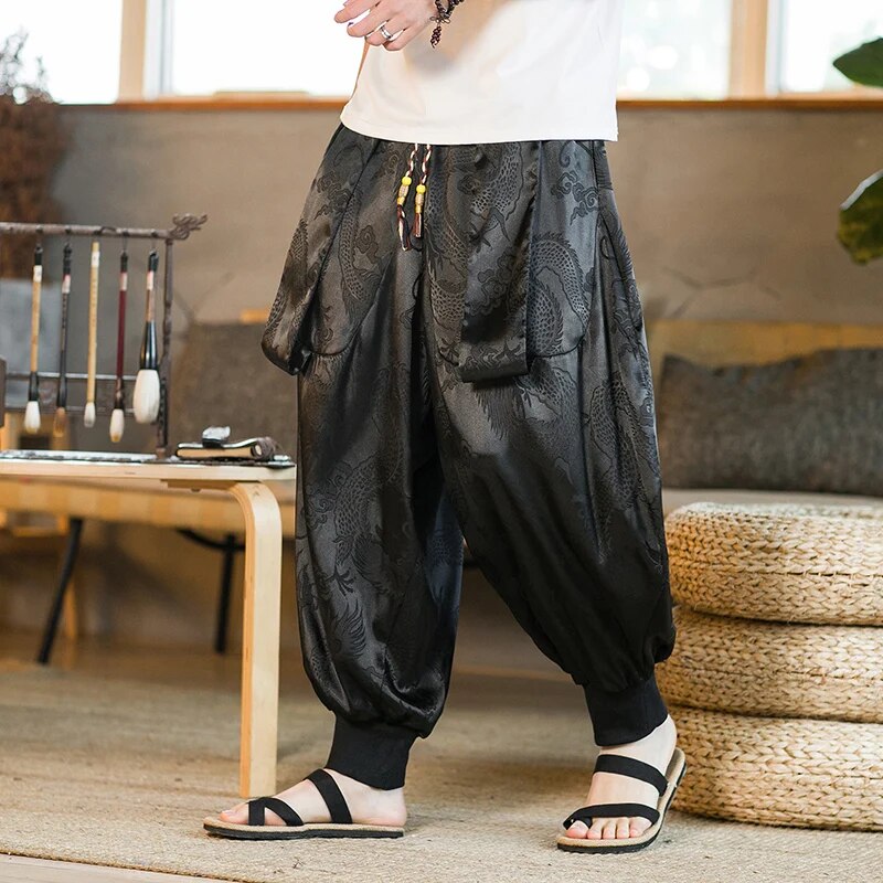 Mr.nut Personality Retro Unisex Harem Pants Loose Ankle Pants Hip Hop Streetwea image 0