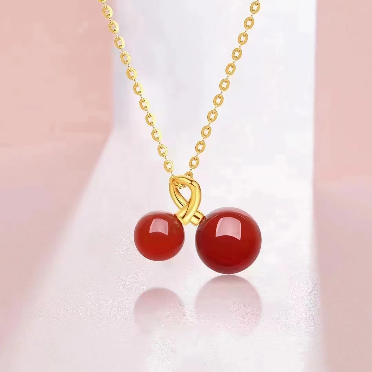 Heart Shape Necklaces for Women 18 K Pure 100 Gold with Certificate Elegant Wom image 2