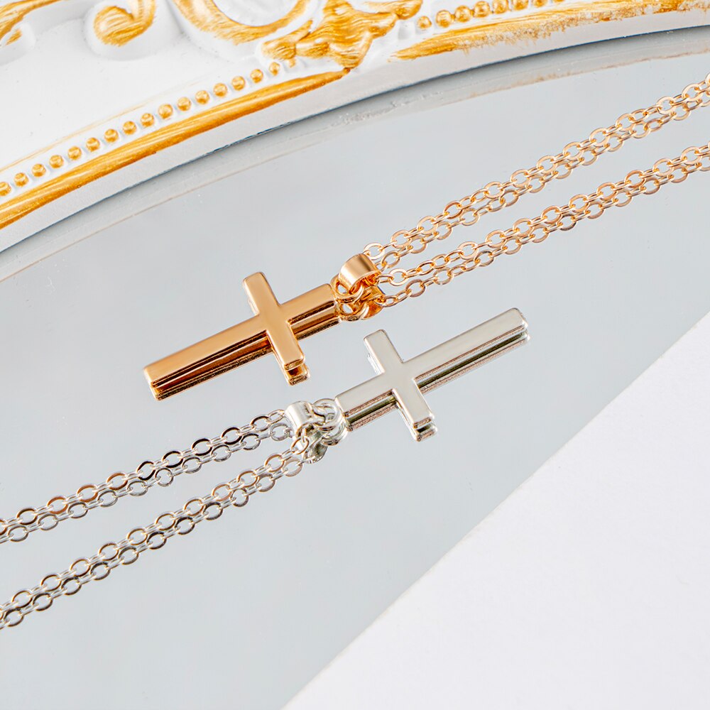 Fashion Female Cross Pendants Dropshipping Gold Jesus Cross Pendant Punk image 6