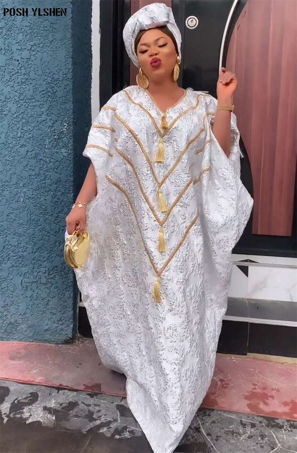 Ramadan Abaya Dubai Luxury African Dresses for Women 2024 Muslim Nigeria Tradit image 3