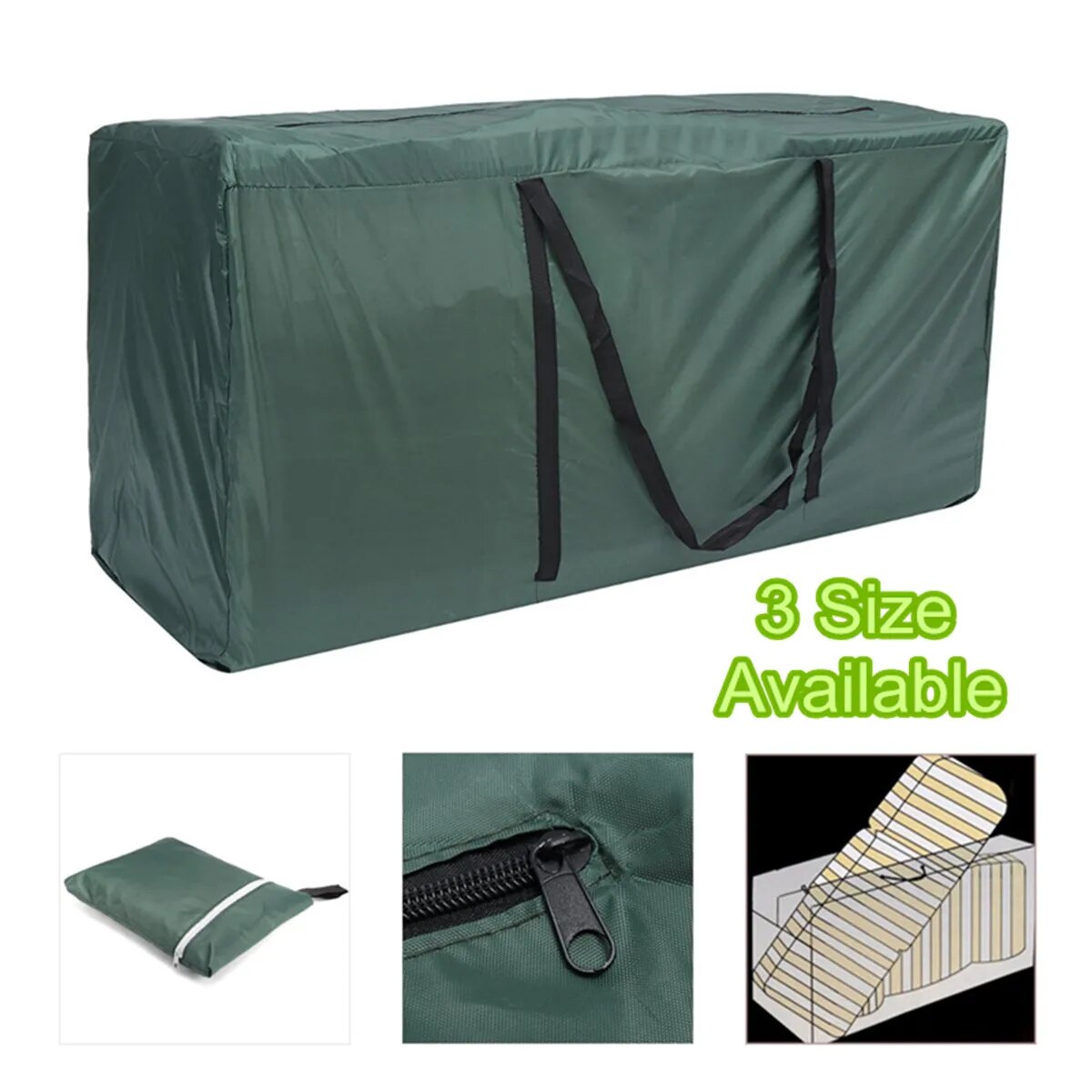 600D Oxford Fabric Waterproof Christmas Tree Handle Storage Organizer Bag Kids image 5