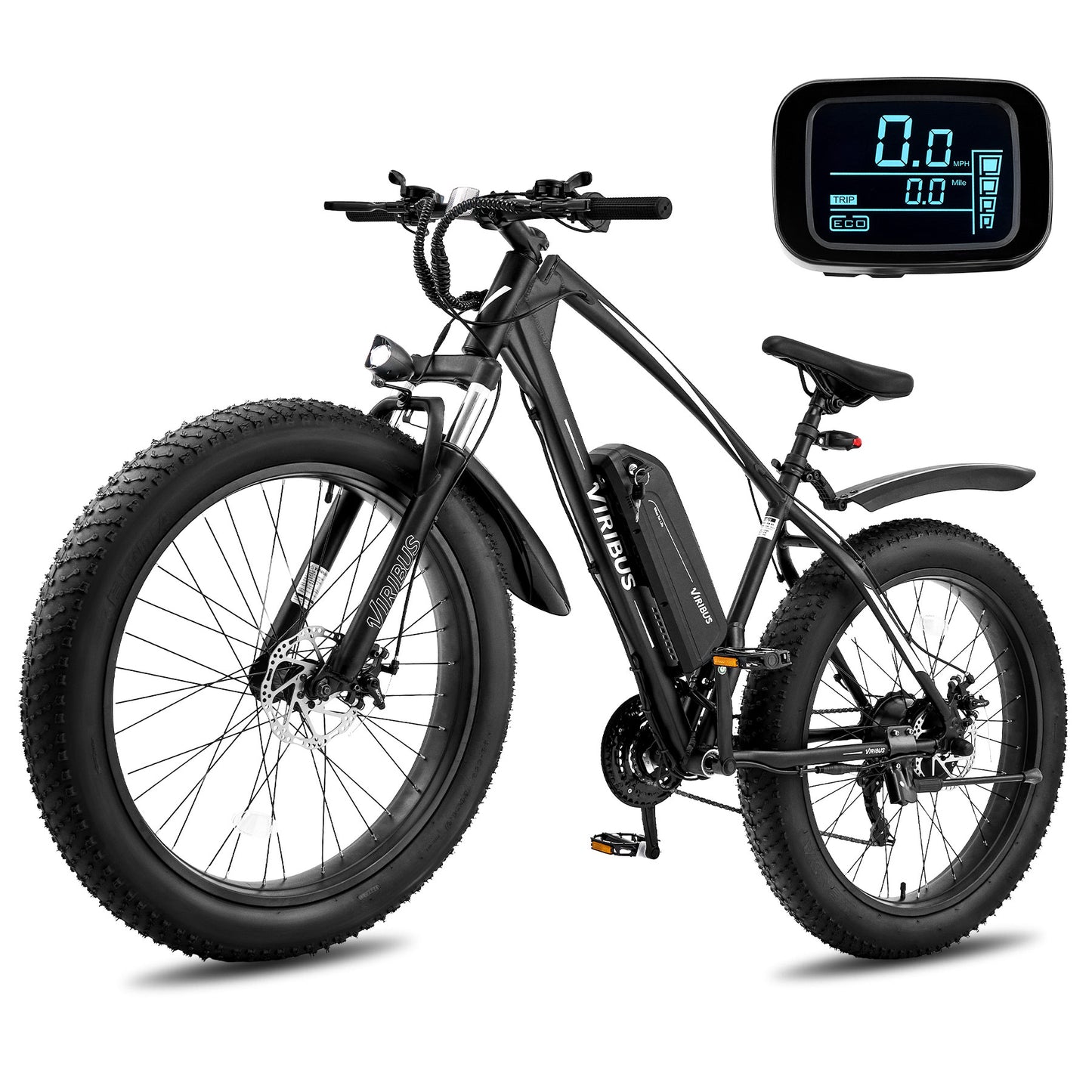 500W Fat Tire eBike 48V Electric Bike for Adults 21 Speed 26" Fat Tire Mountain image 1