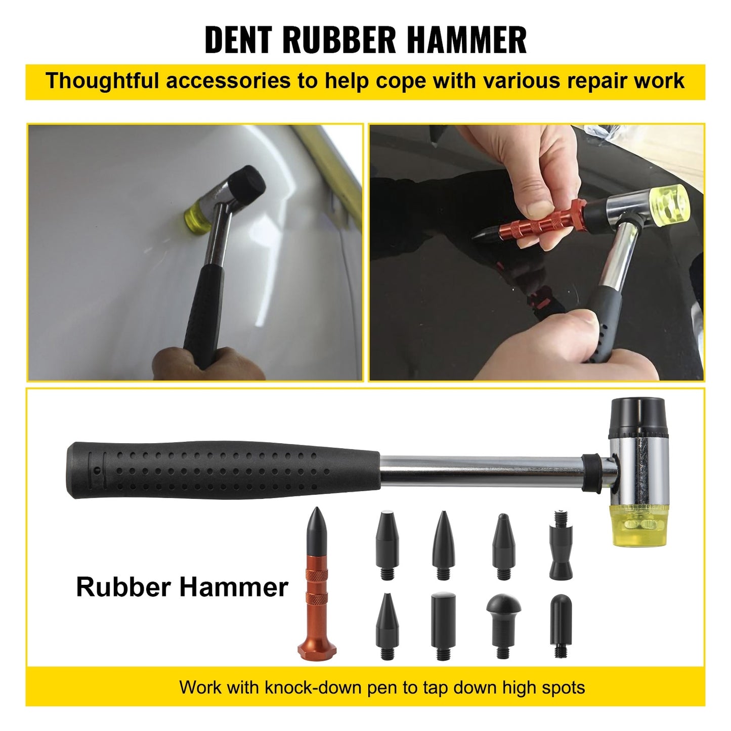 VEVOR Car Paintless Dent Repair Tools 53/60/69/74/89/98 Pcs Automotive Suction image 10