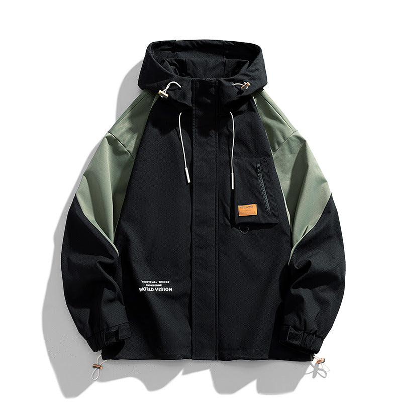 New 2024 Spring Autumn Hip Hop Streetwear Outdoor Camping Military Green Black image 1