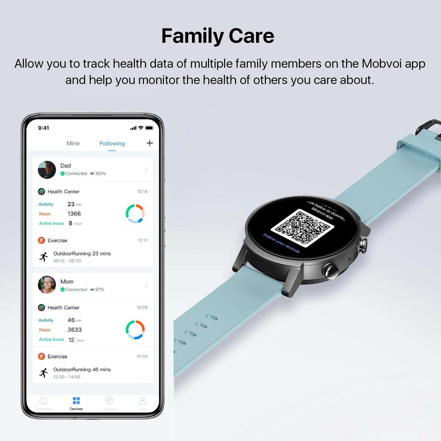 Ticwatch E3 Wear OS Smartwatch for Men and Women Snapdragon 4100 8GB ROM IP68 W image 4