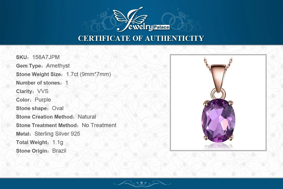 JewelryPalace Rose Gold Yellow Gold Plated Natural Amethyst Citrine Garnet Topa image 16