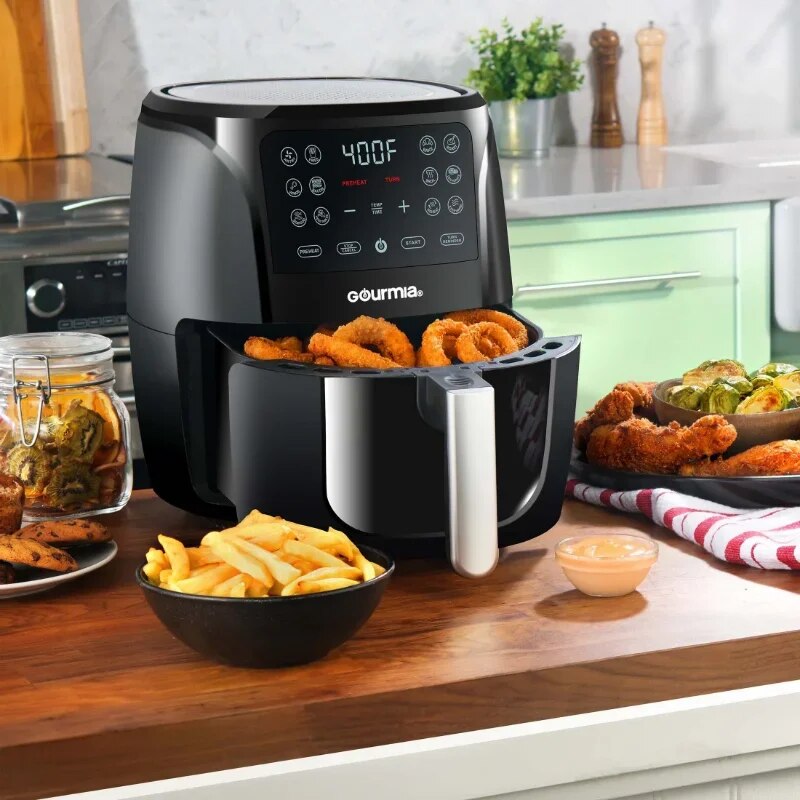 6-Qt Digital Air Fryer with Guided Cooking, Black GAF686 image 4