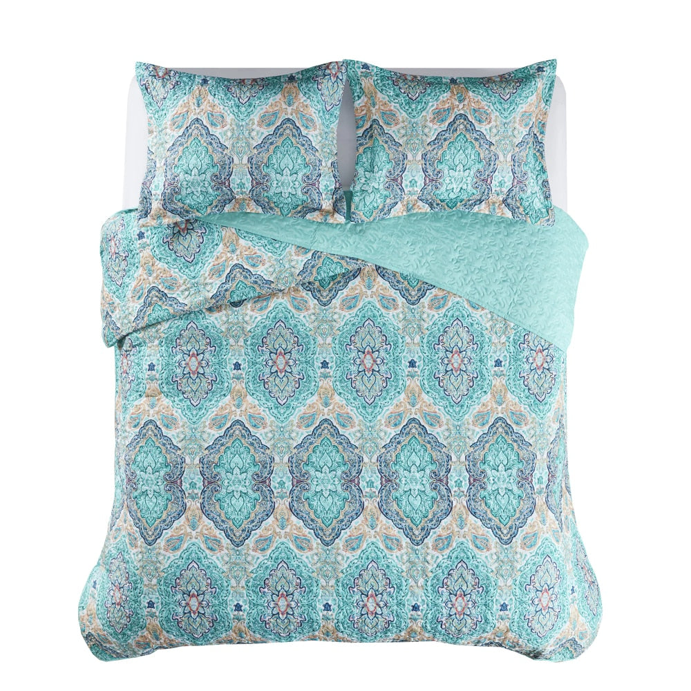 Mainstays Quilt Set, Full/Queen, Multicolor, 3 Piece image 1