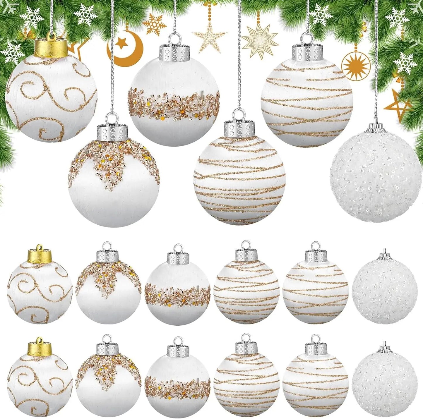 Christmas Supplies Festoon New Year 2024 Decoration New Year's Decor Home Chris image 1