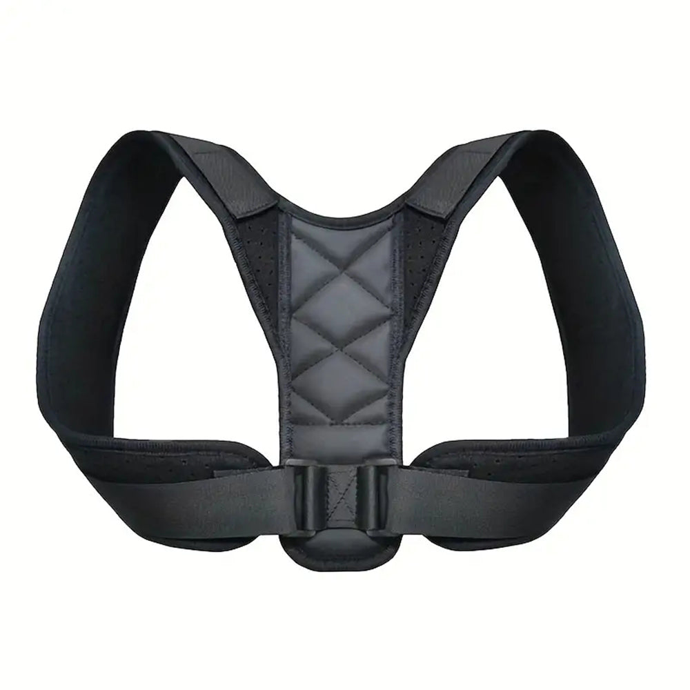 Posture Corrector Clavicle Spine Back Belt Adjustable Unisex Upper Back Shoulde image 1