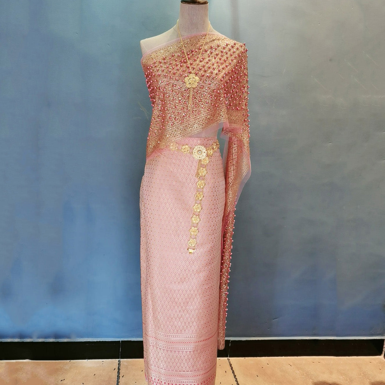 2023 New In Summer Women Strapless Shawl Top and Skirt Five-Piece Set Long Ao D image 8
