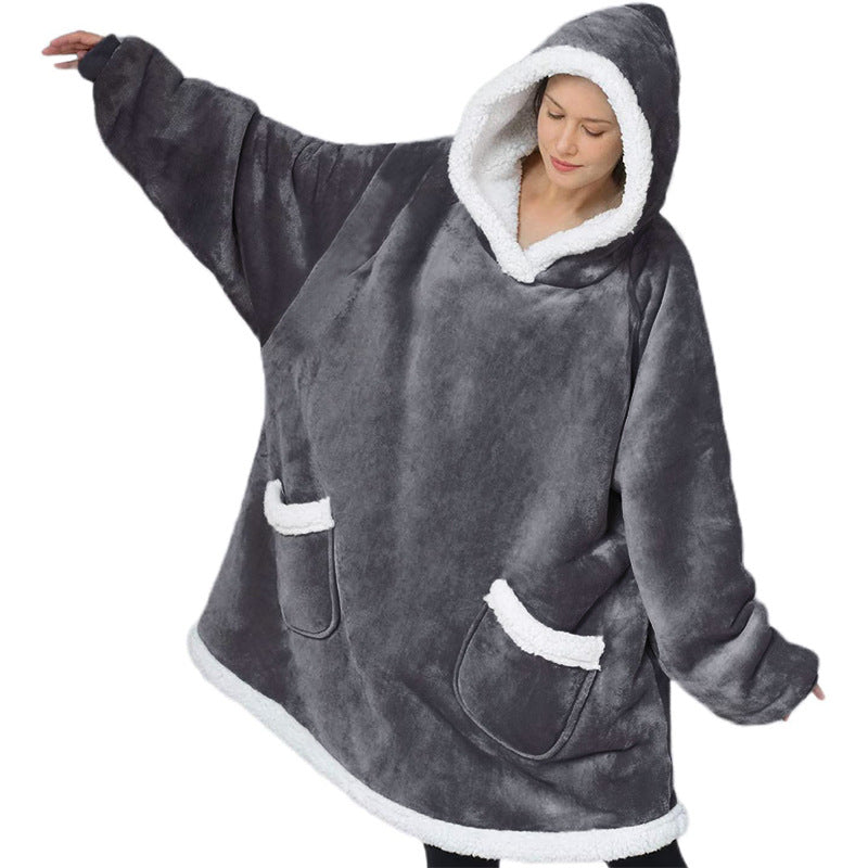 Winter TV Hoodie Blanket Winter Warm Home Clothes Women Men Oversized Pullover image 14
