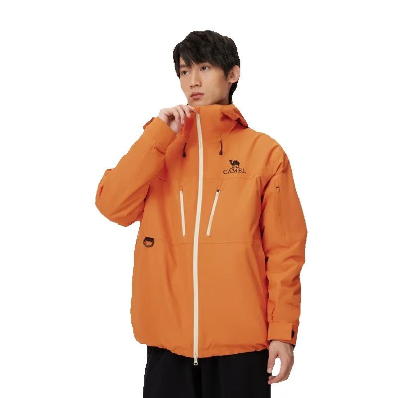 GOLDEN CAMEL Hiking Jackets Men Women Windbreakers Three-in-One Plush Fleece Ja image 11