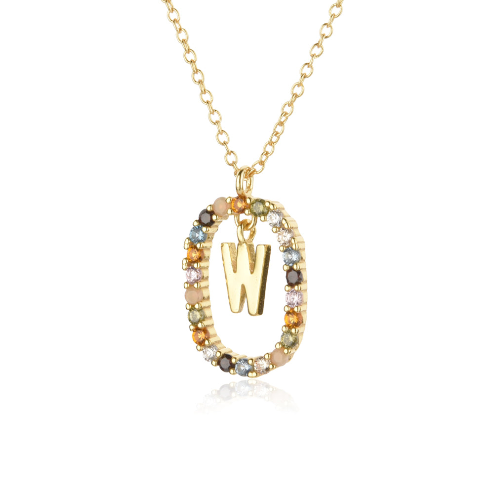 KIKICHICC 925 Sterling Silver Gold Letters E K T Alphabet Initial Long Chain Ne image 19