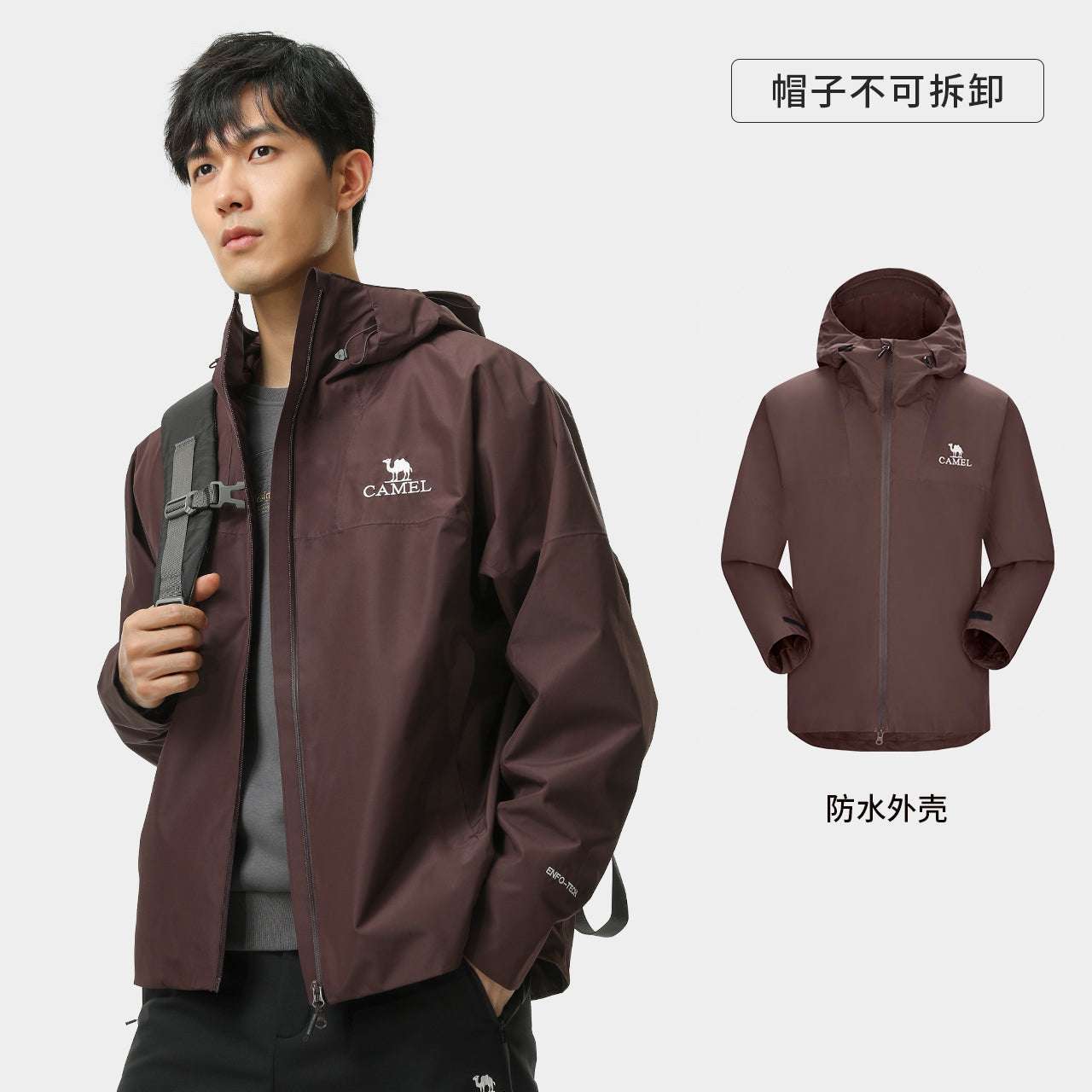 GOLDEN CAMEL Outdoor Hiking Jackets Windbreakers Waterproof Jacket for Men 2023 image 3