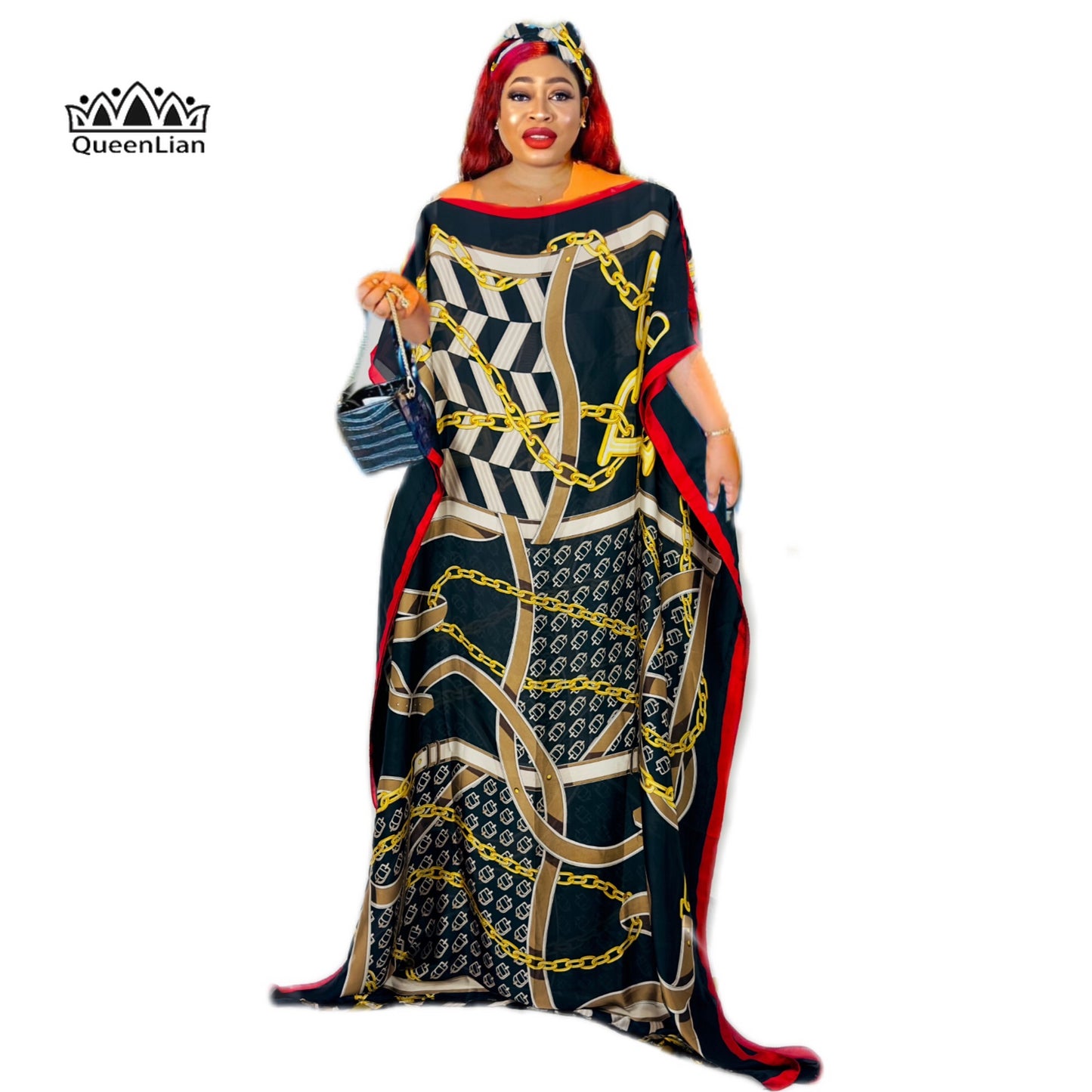 2023 New Style Fashion Oversize African Women Clothing Dubai Dashiki Abaya Free image 0