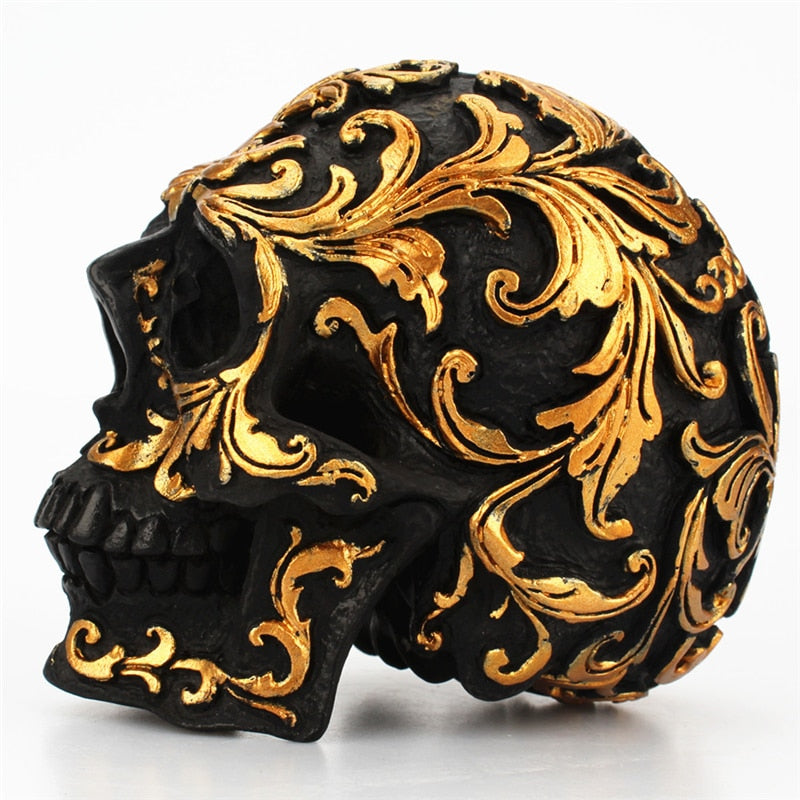 Resin Craft Golden Pearl Sculptures Garden Statues Personality Art Carving Stat image 0
