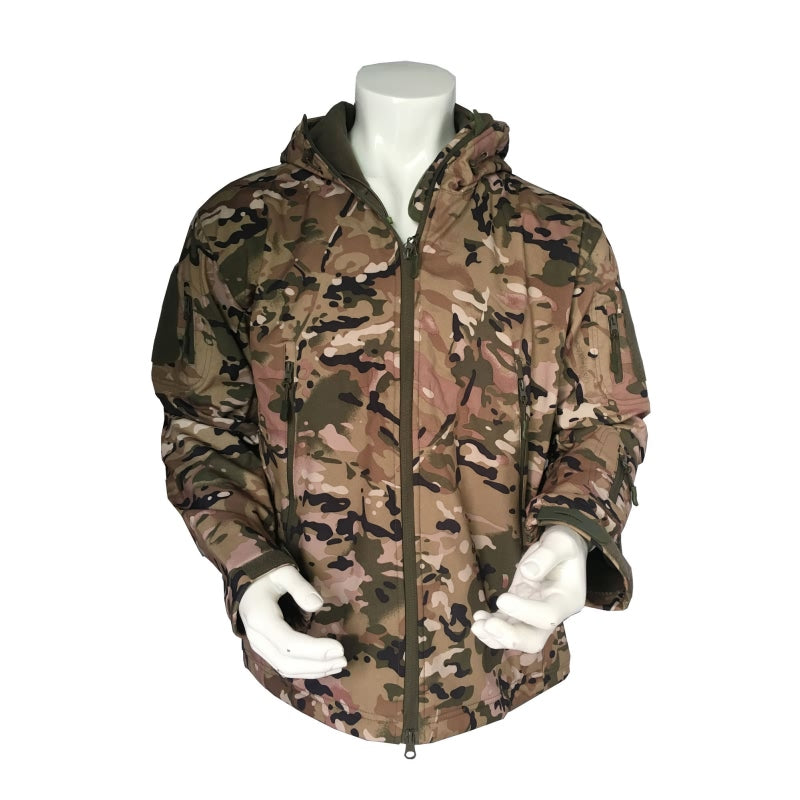 LQARMY Outdoor Waterproof SoftShell Jacket Hunting windbreaker ski Coat hiking image 3