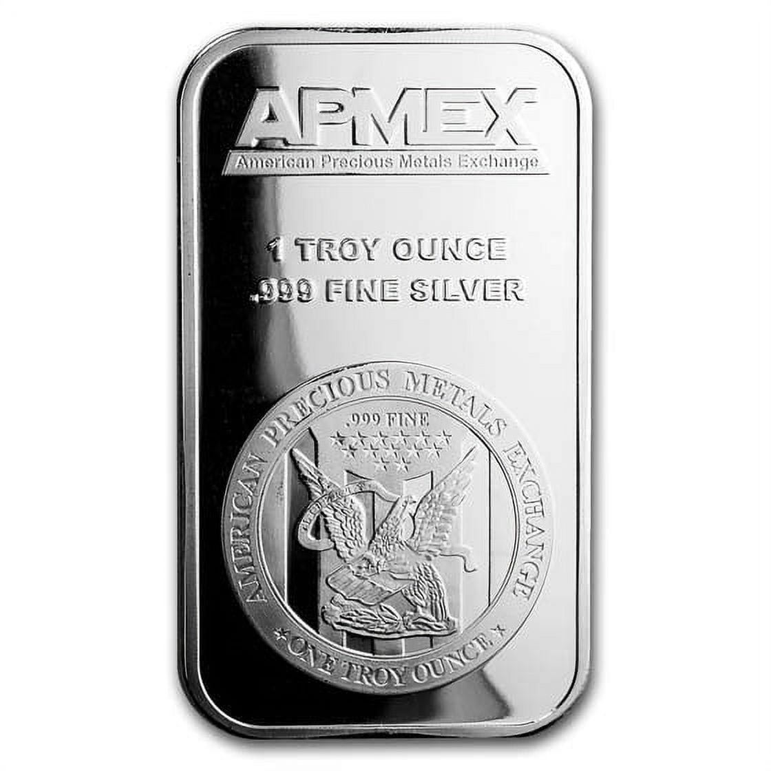 1 oz Silver Bar - APMEX image 0