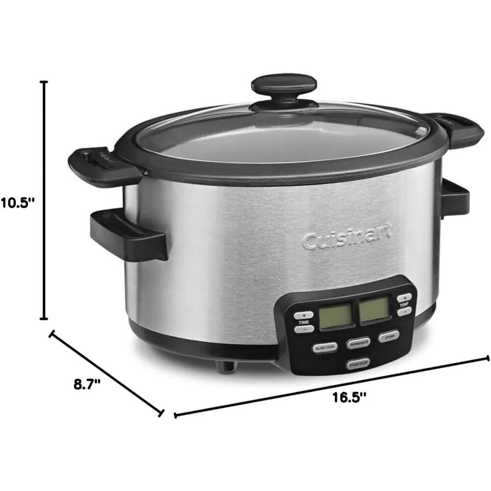 3-In-1 Cook Central 4-Quart Multi-Cooker: Slow Cooker, Brown/Saute, Multicooker image 2