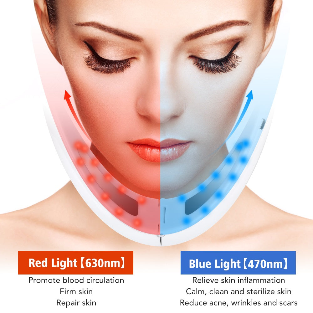 EMS Face Lifting Device LED Photon Therapy Vibration Facial Massager Face Slimm image 4
