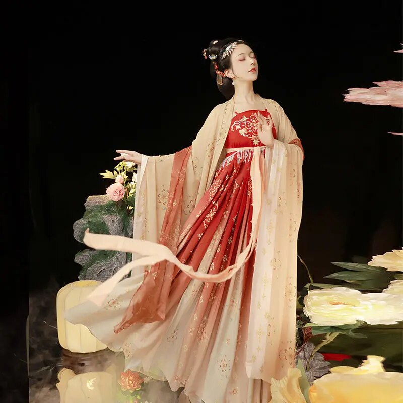 Hanfu (Tang Dynasty) Hanfu Dress Cosplay Chinese Hanfu Fairy Dress Chinese image 3