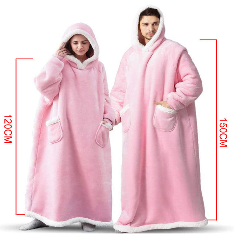 Winter TV Hoodie Blanket Winter Warm Home Clothes Women Men Oversized Pullover image 17