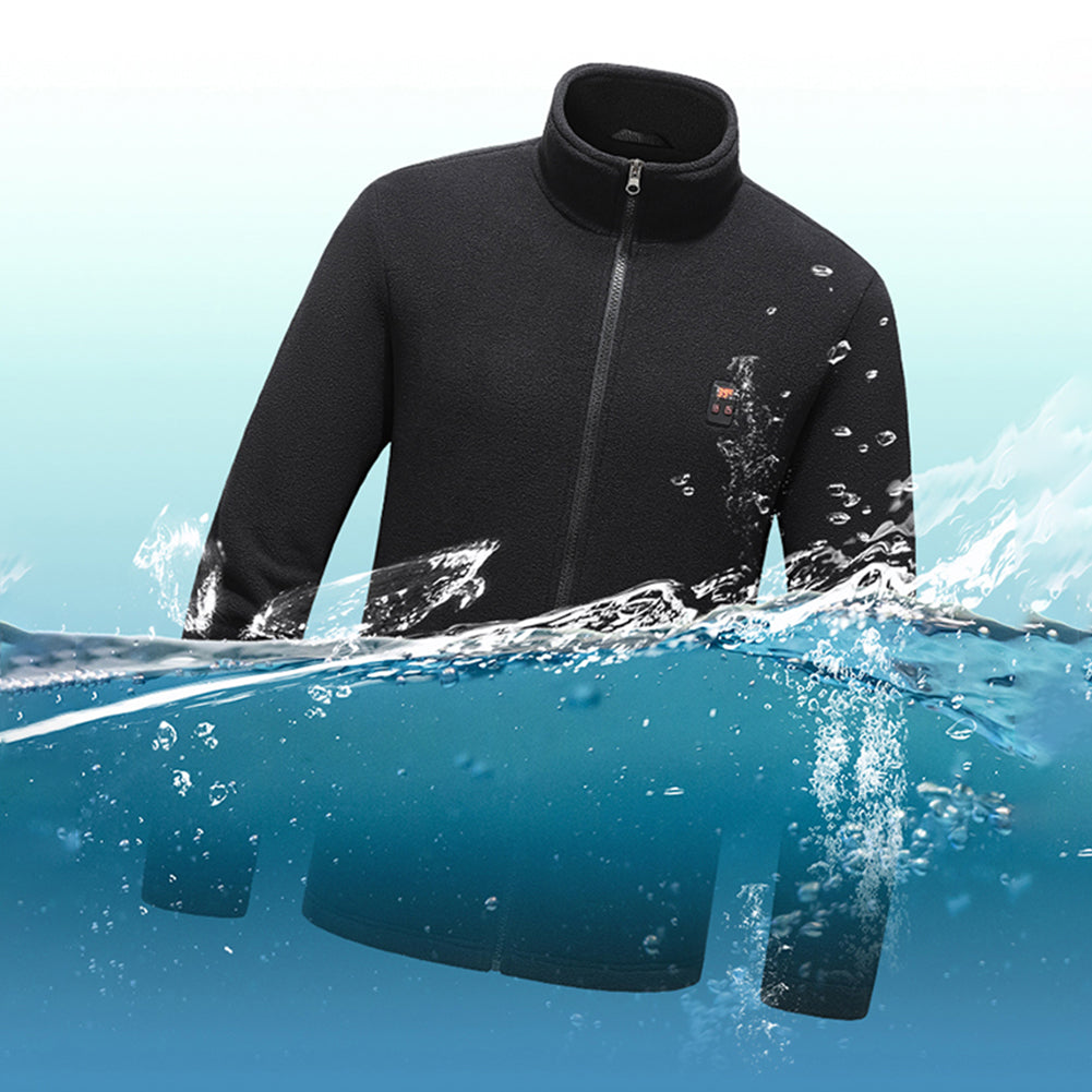 9 Areas Heated Jackets USB Charging 3 Gear Temperature Self Heating Jacket Body image 5