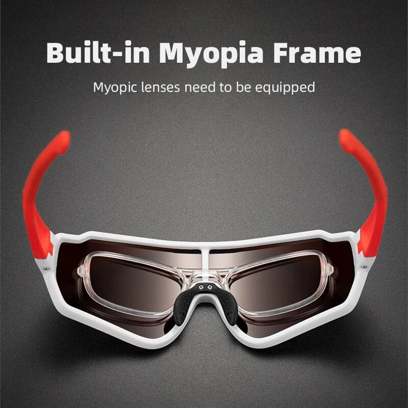 ROCKBROS Cycling Glasses Men Women Photochromic Outdoor Sport Hiking Eyewear Po image 9