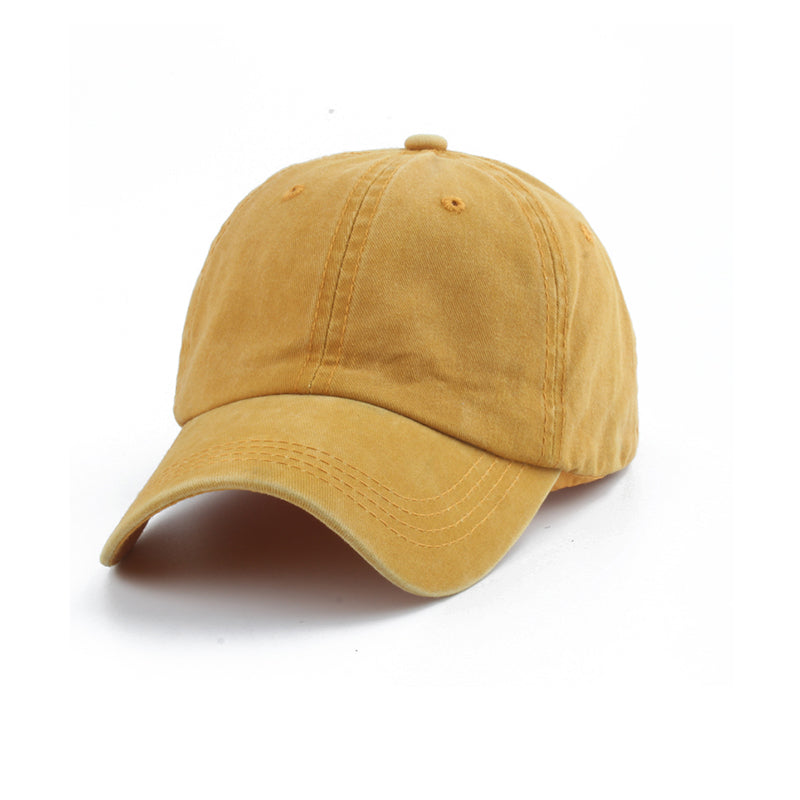 2023 New Vintage Washed Cotton Baseball Cap Parent Kids Sun Hats For Boy Girl S image 6