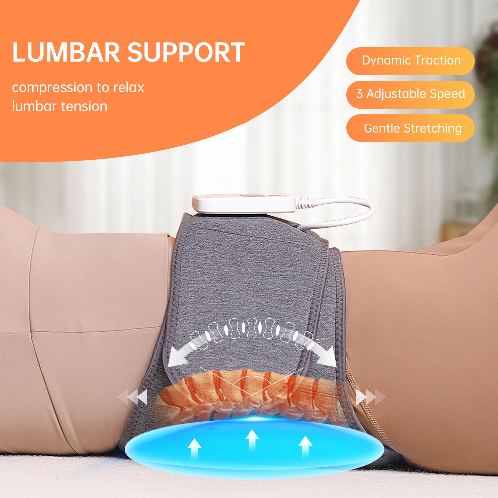 Waist Massager, Electric Lumbar Heating Belt Multi-gear Adjustment, Portable He image 5