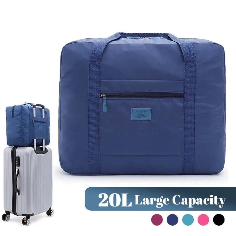 Lightweight Foldable Travel Duffel Bag: Unisex Tote Carry-On Luggage for Weeken image 2