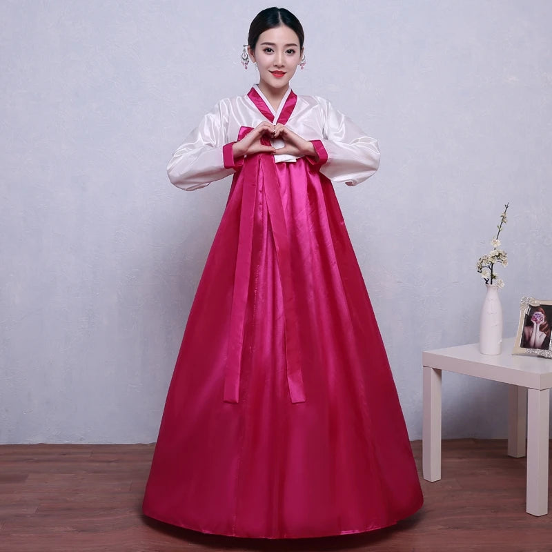 Women Hanbok Dress Korean Fashion Ancient Costumes Traditional Party Asian Pala image 2
