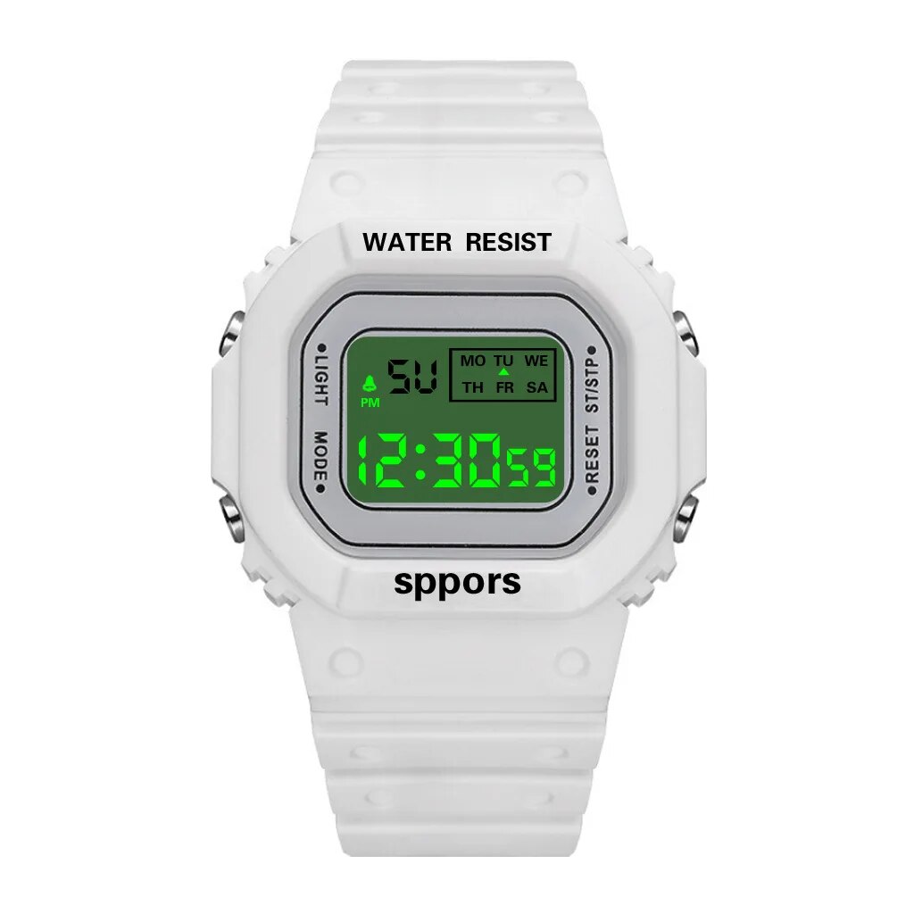 Fashion Men Women Watches Gold Casual Transparent Digital Sport Watch Lover's G image 6
