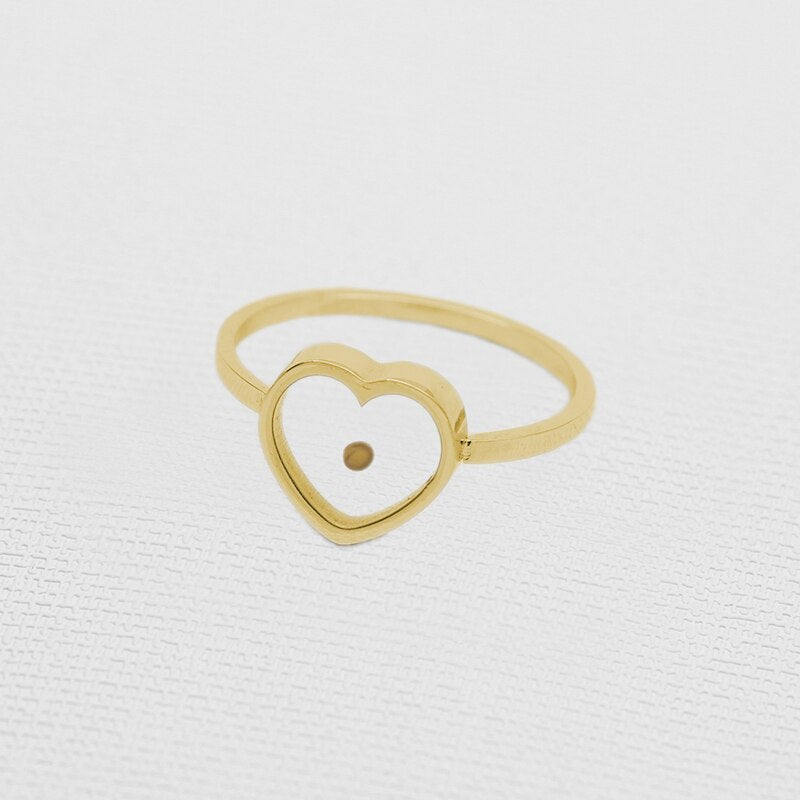 VILLWICE Religious Faith Mustard Seed Ring Women Girls Stainless Steel Gold image 4