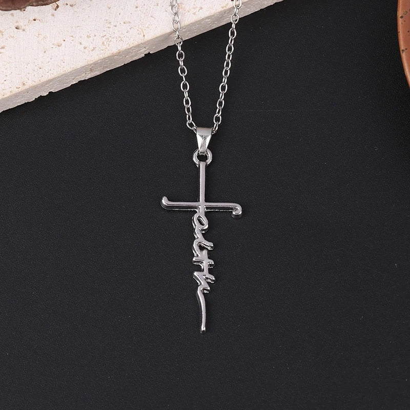 Fashion Crucifix Jesus Christ Men Jewelry Gold Brown Silver Color Metal Cross P image 3