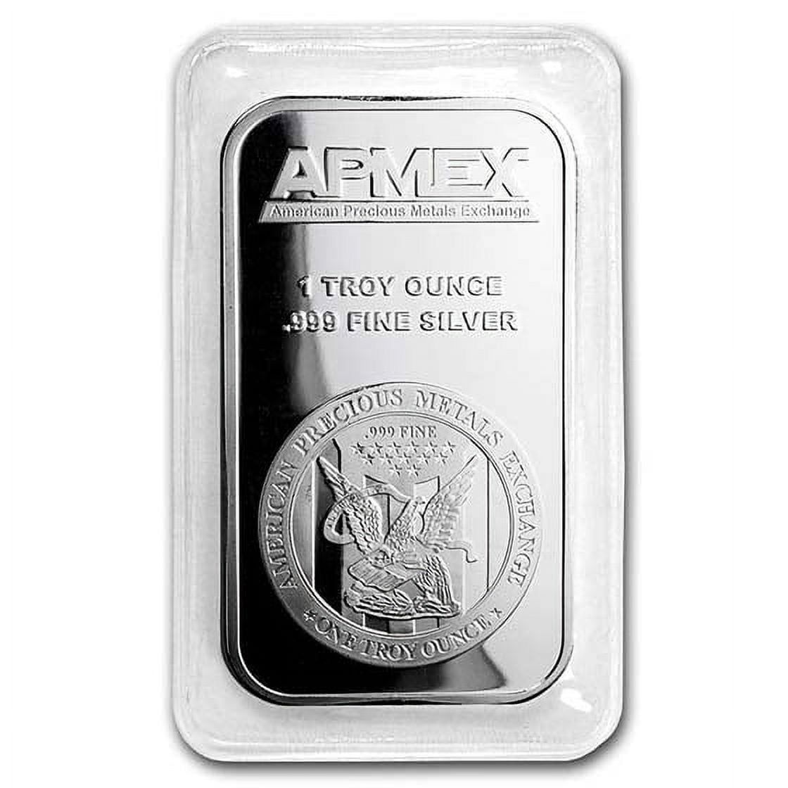 1 oz Silver Bar - APMEX image 2