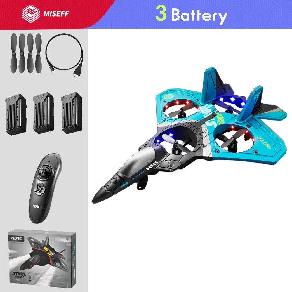 V17 RC Remote Control Airplane Drone 2.4G Gravity Sensing Remote Control Plane image 8