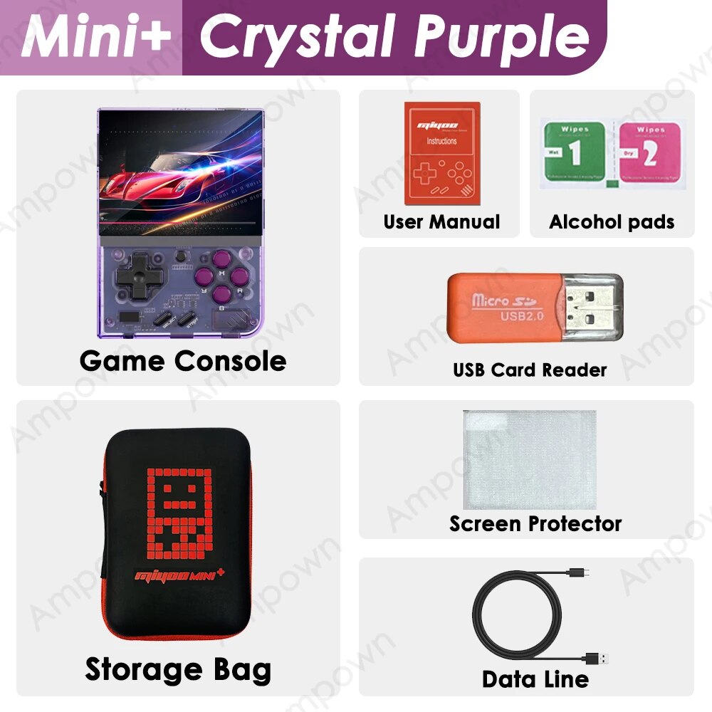 MIYOO Mini Plus Portable Retro Handheld Game Console V2 Mini+ IPS Screen Classi image 4