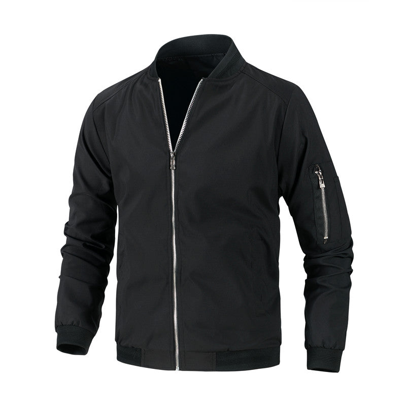 Hot Sale Men’s Slim Fit Lightweight Casual Bomber Jacket, Sport Jacket, Fashion image 5