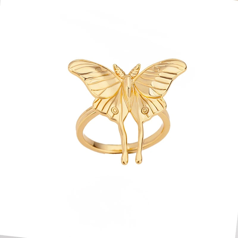 Jesus Cross Rings For Women Men Metal Golden Wide Large Adjustable Ring Vintage image 11