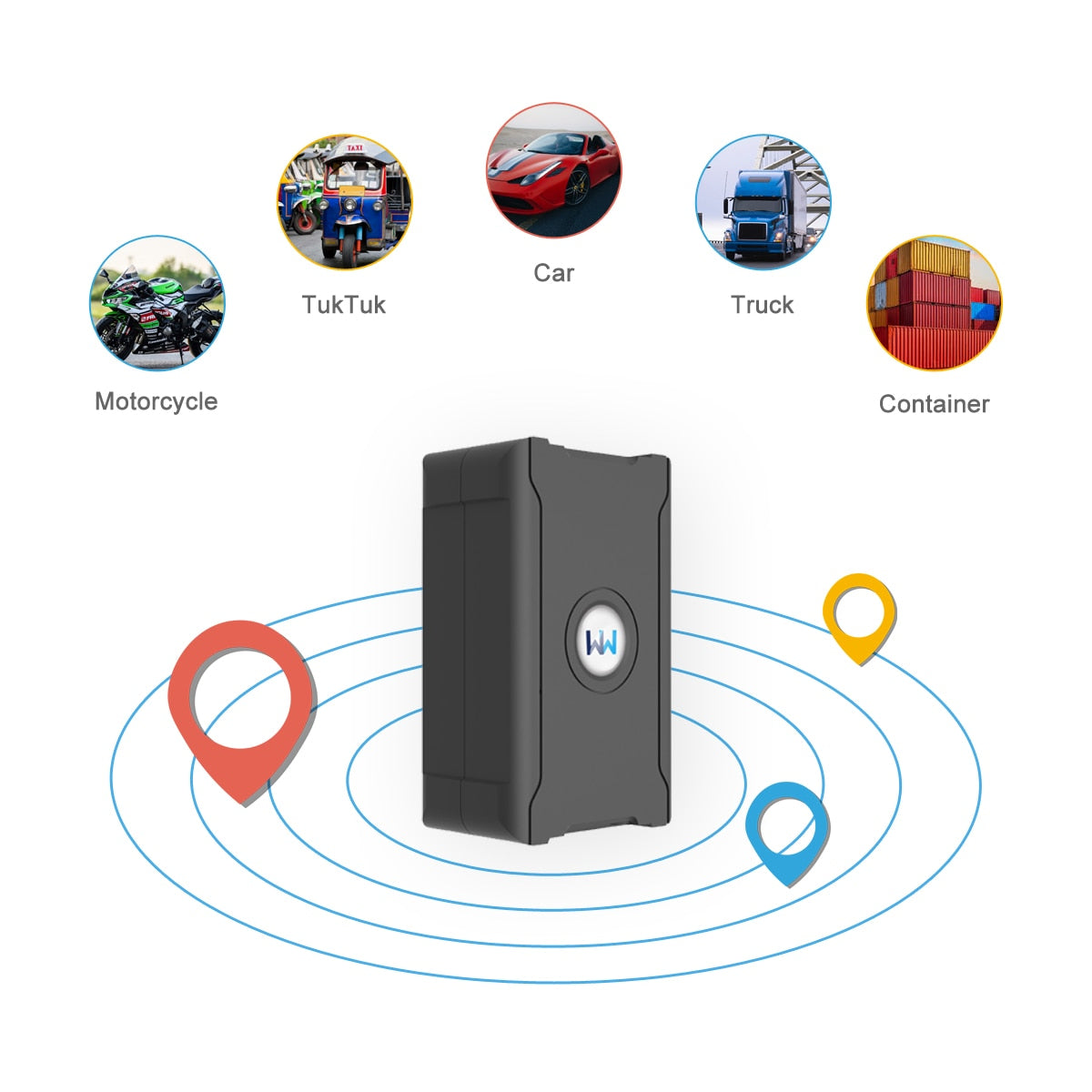 5m Accuracy Positioning 2g 4g GPS Tracker for Car Real Time Anti-theft Locator image 1