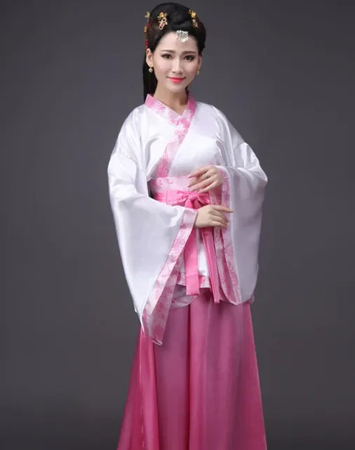 Hot sale women hanfu traditional asian dress cosplay costume Chinese Tang perfo image 0