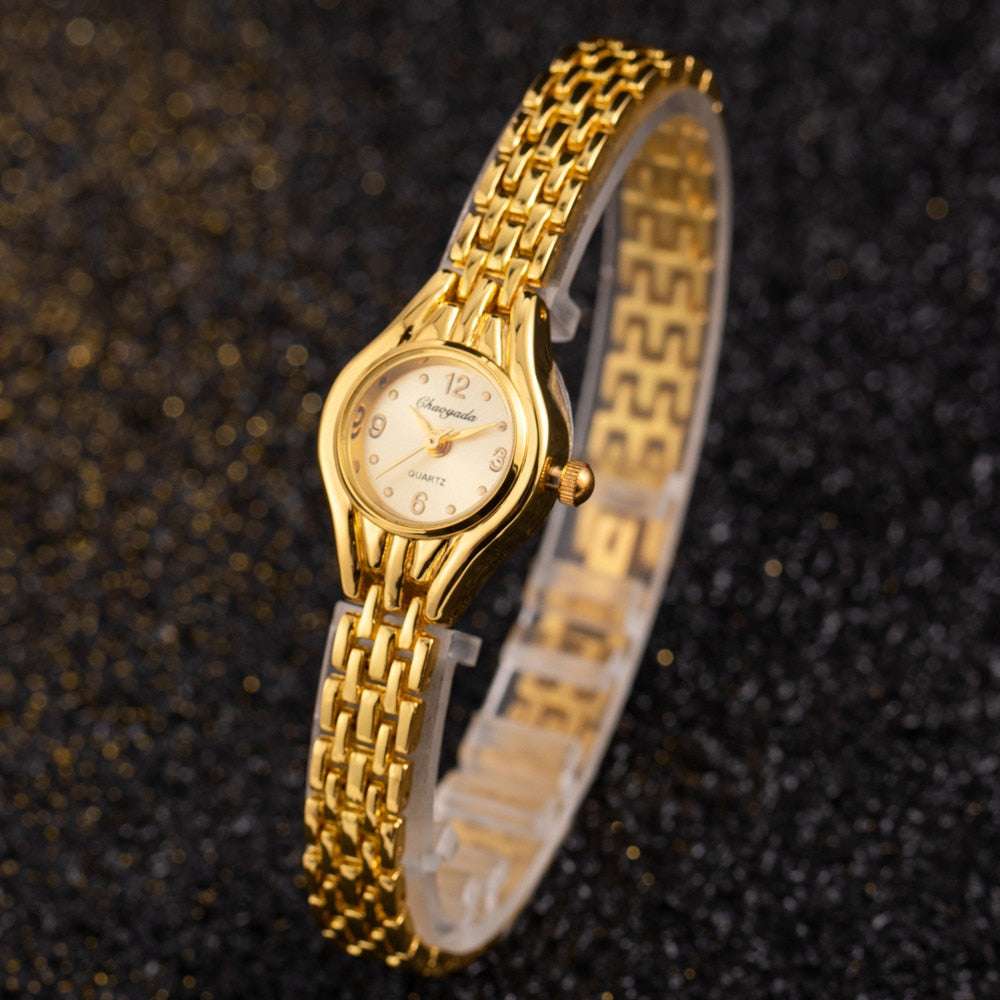Simple Elegant Small Women's Watches Luxury Brand Gold Wrist Watches for Women image 1